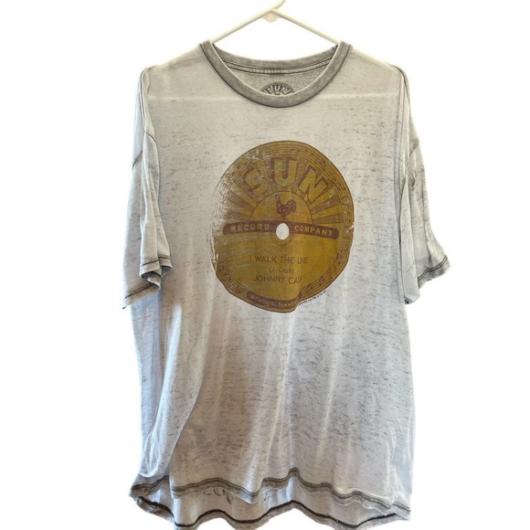 Sun Records Johnny Cash l Walk the Line SZ 2XL SS - Picture 2 of 5